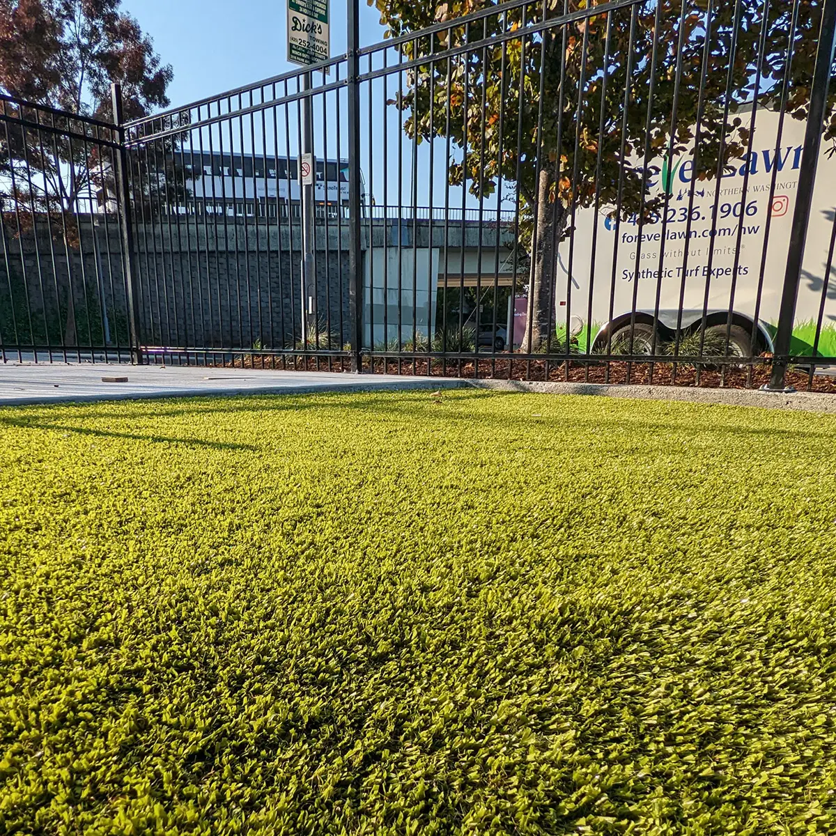 Everett Playground Grass Installation