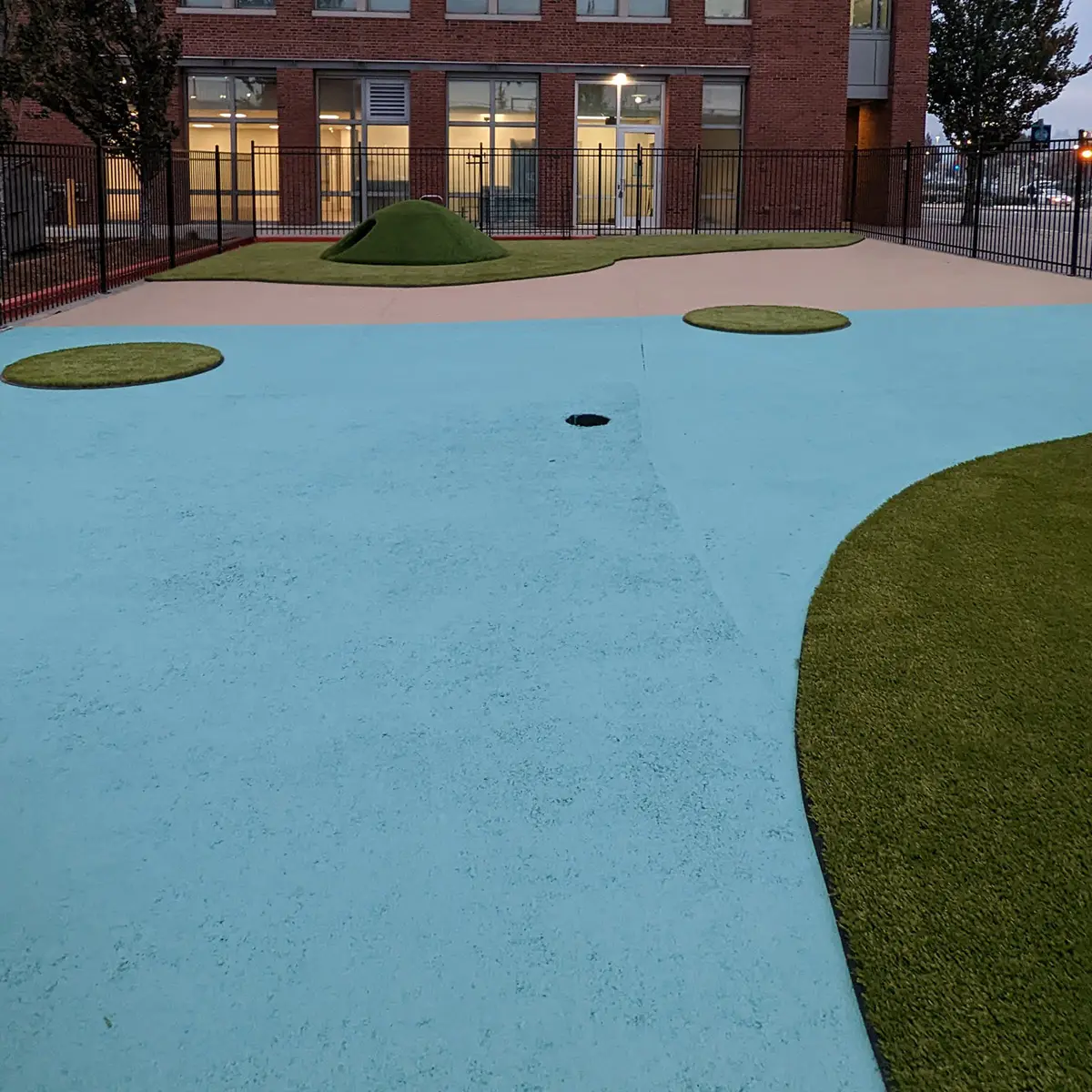 Everett Playground Grass Installation