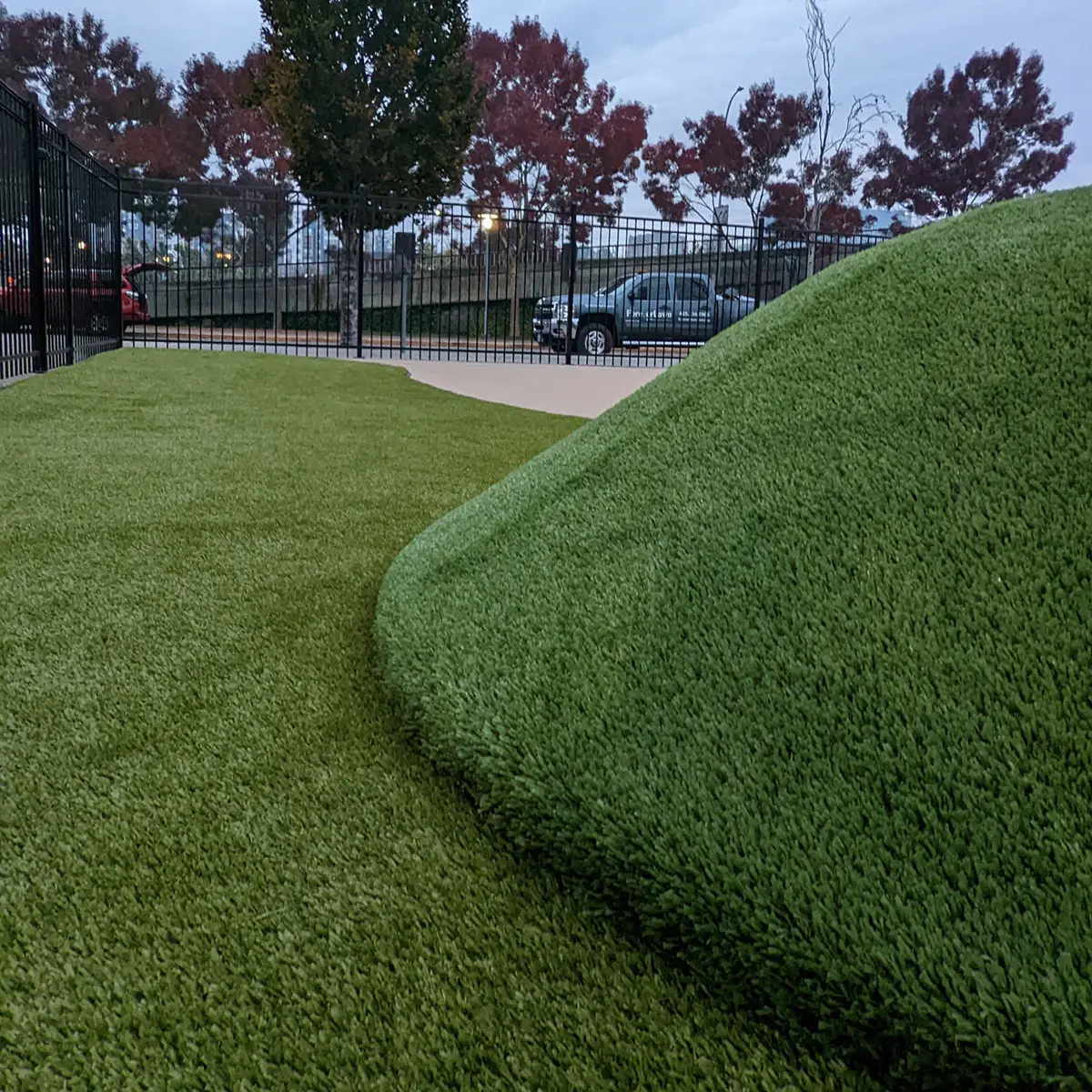 Everett Playground Grass Installation