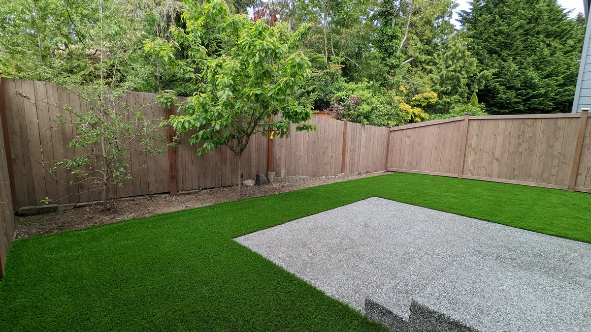 Featured image for “Lush Eco-Friendly Artificial Landscape Installation in Snohomish”