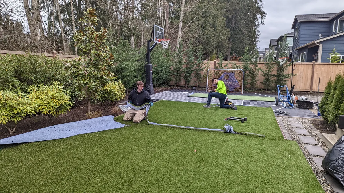 artificial landscaping grass