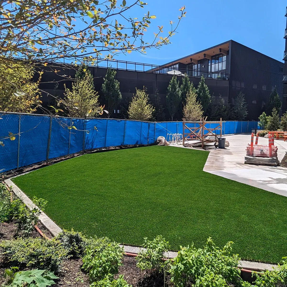 artificial grass for playgrounds