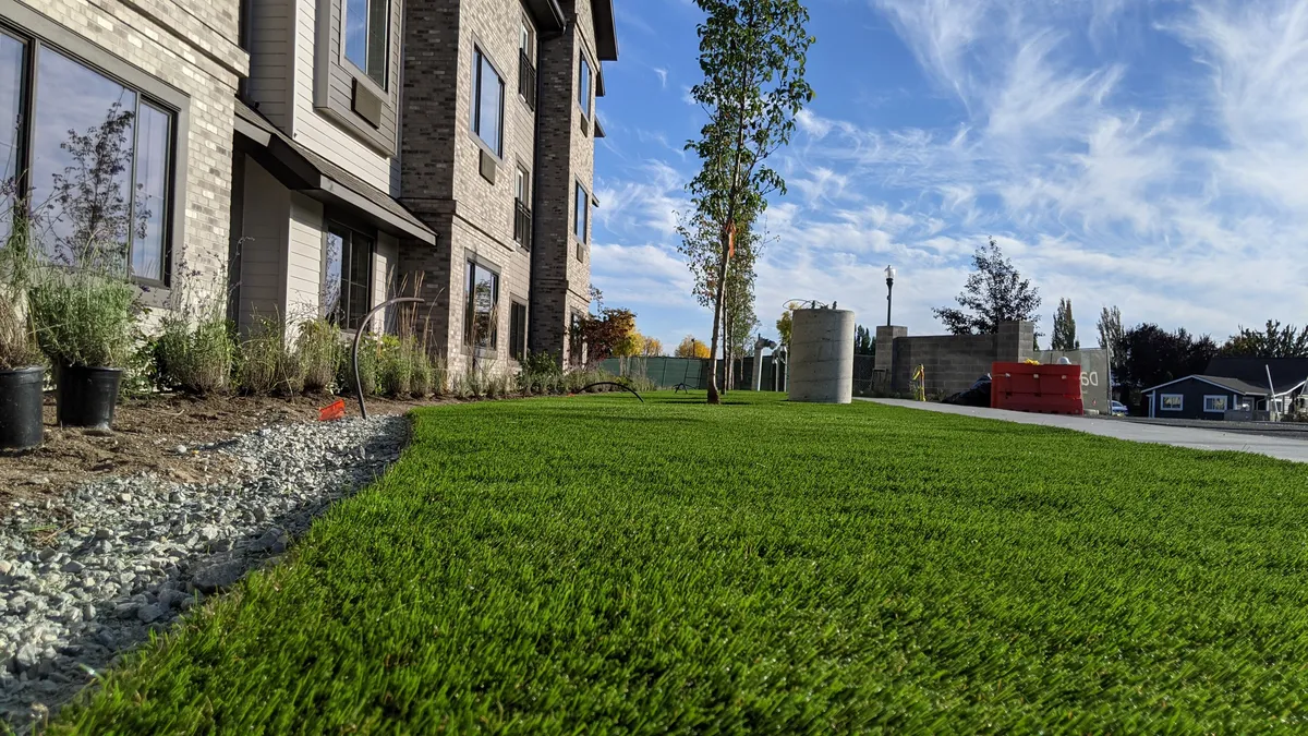 artificial landscape grass