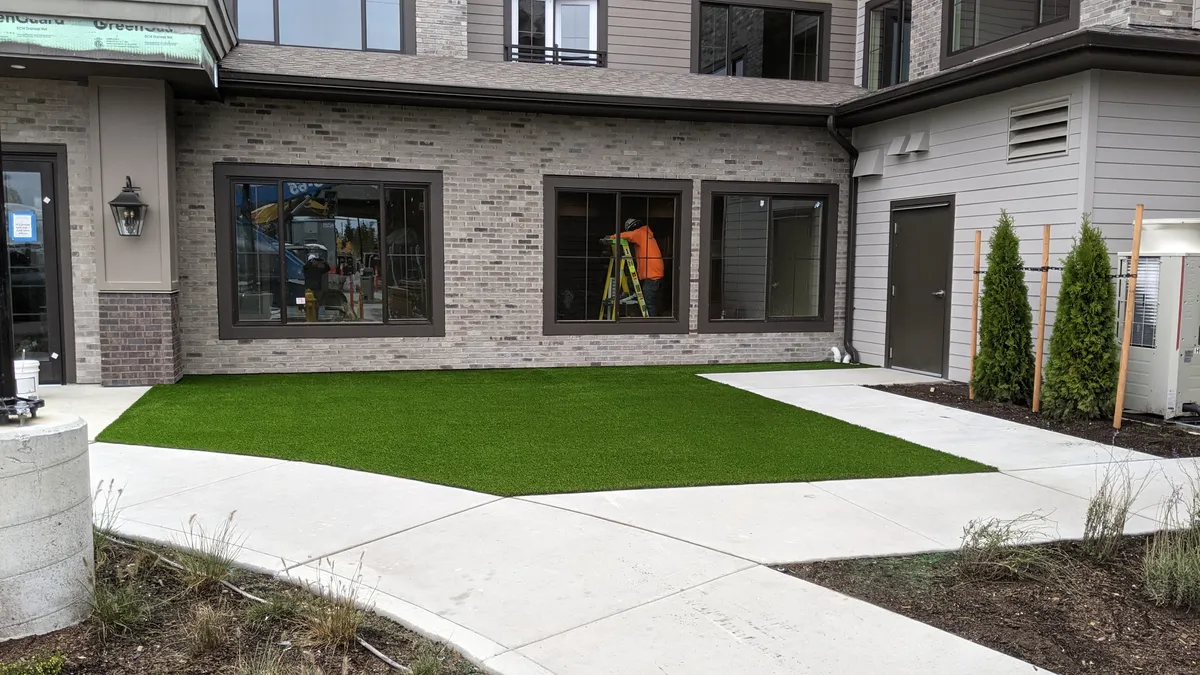 artificial landscape grass