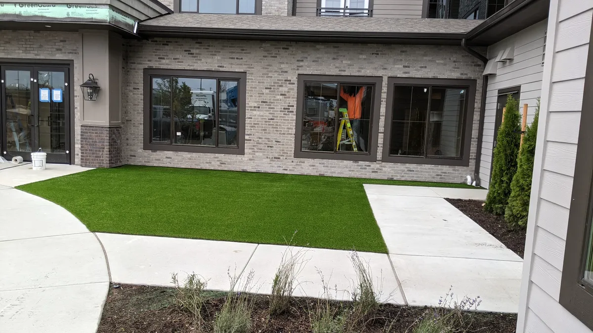 artificial landscape grass